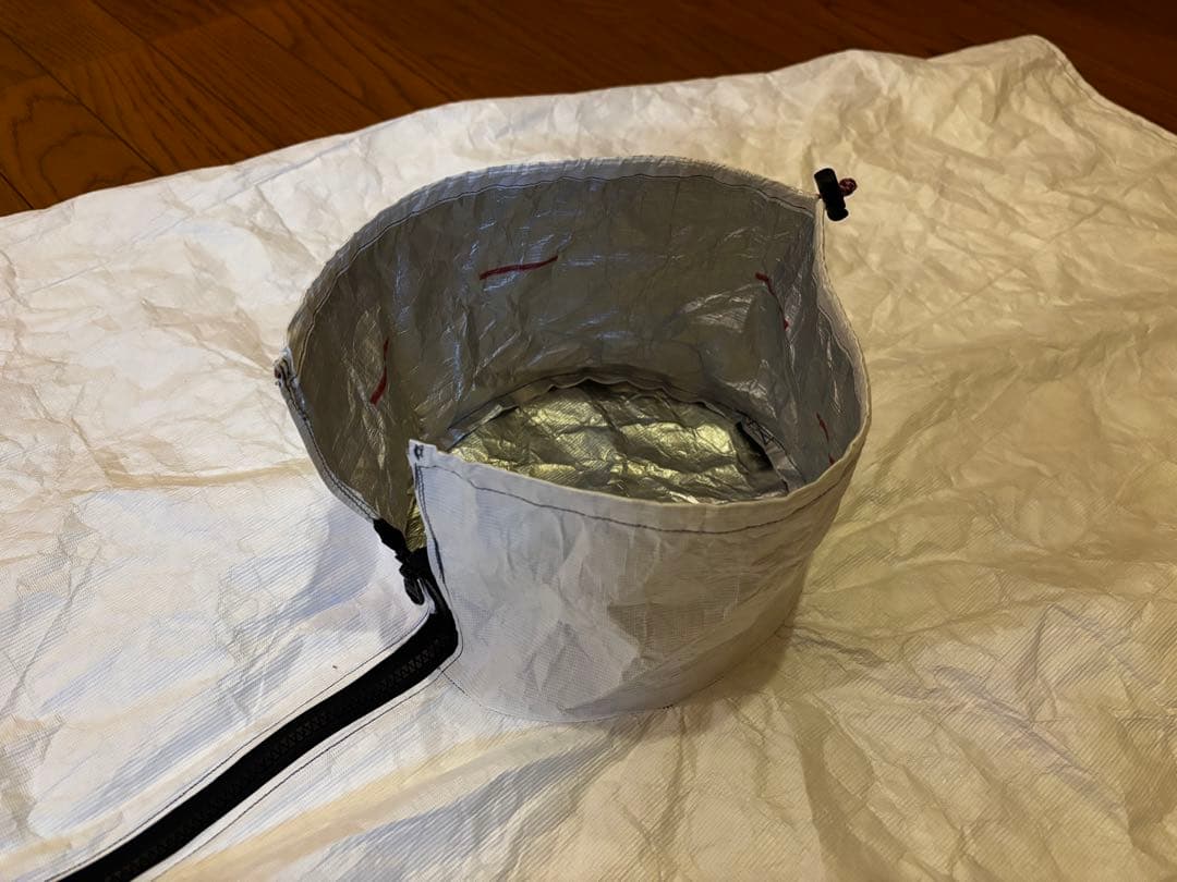 ハンモック用シュラフカバー　タイベックシルバー