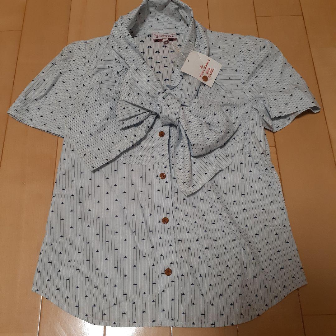VivienneWestwood RED LABEL/半袖リボンブラウス/2