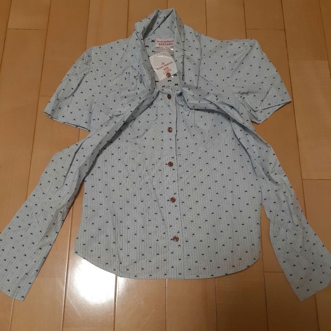 VivienneWestwood RED LABEL/半袖リボンブラウス/2