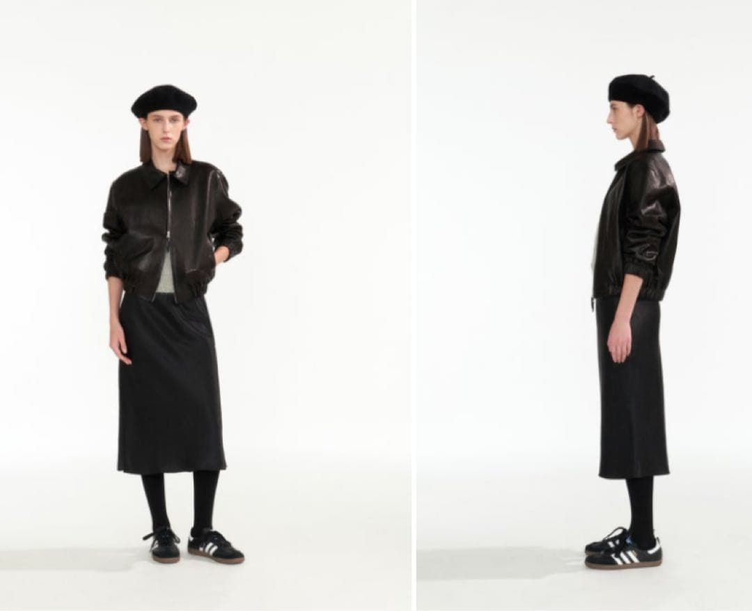 NOTHING WRITTEN ブラックレザージャケット