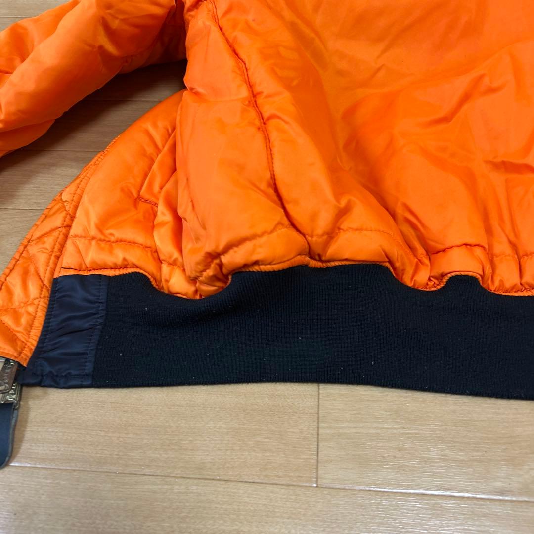 アルファインダストリーズ MA-1 ジャケット ブルゾン リバーシ ブラック