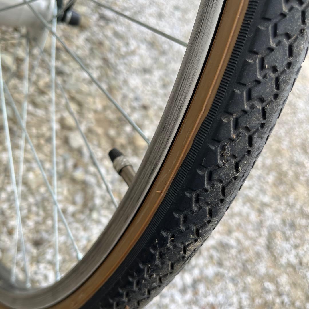 【要メンテナンス】 26インチ自転車 フォレストグリーン籐籠風おしゃれママチャリ