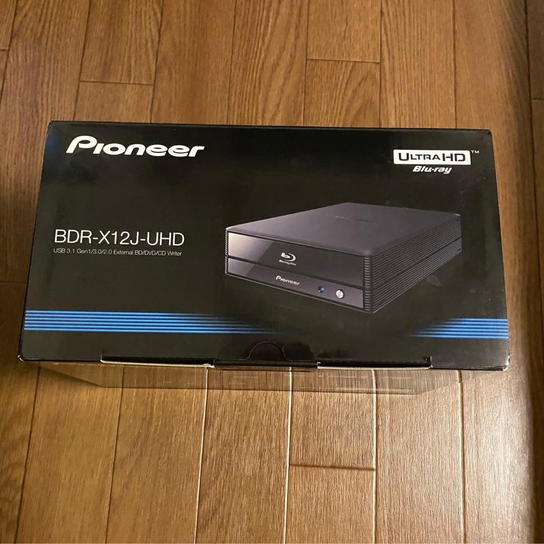 パイオニア(Pioneer) 外付けブルーレイドライブ BDR-X12J-UHD