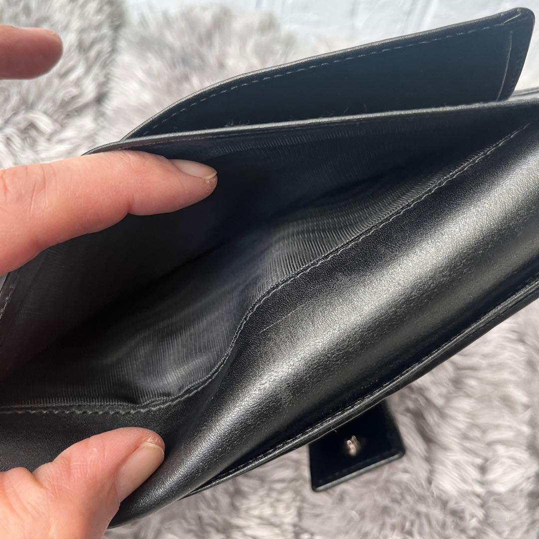 良品　GUCCI GGキャンバス 長財布　ブラック　札入れ　小銭入れ　メンズ