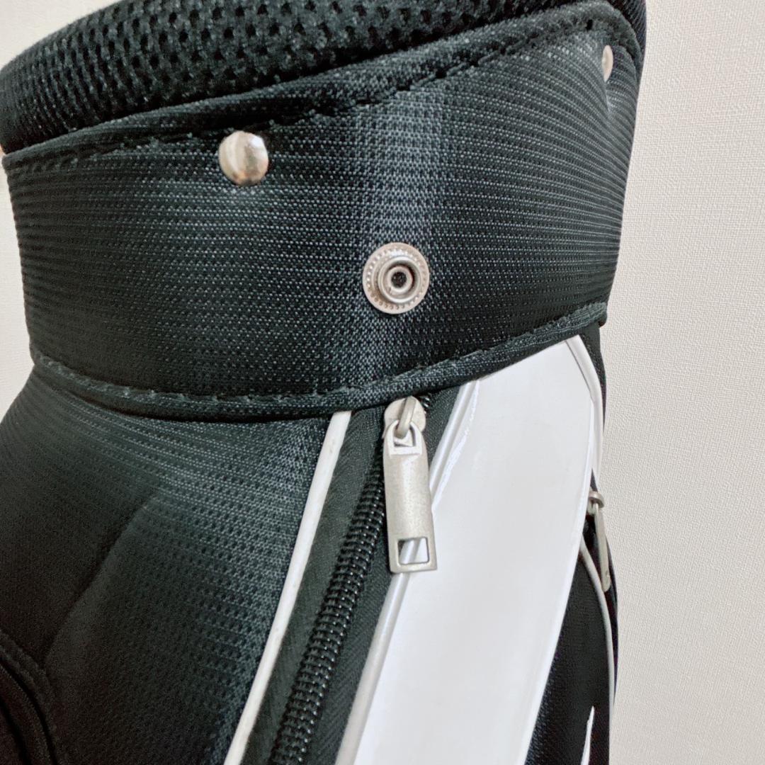 Wilson キャディバッグ 黒白 ゴルフバック ナイロン 布 きれい 未使用級