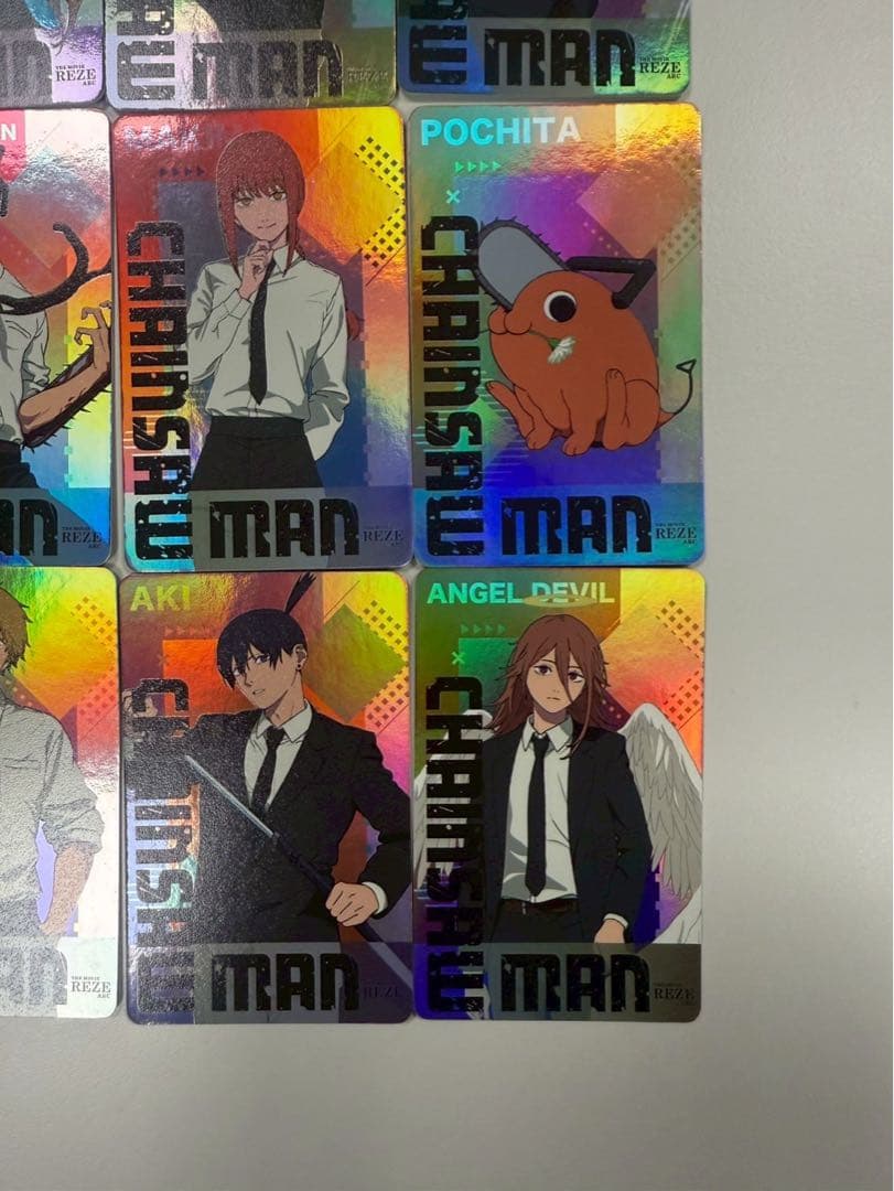 20枚セット　台湾限定　チェンソーマン アクリルカード、ホログラムカード