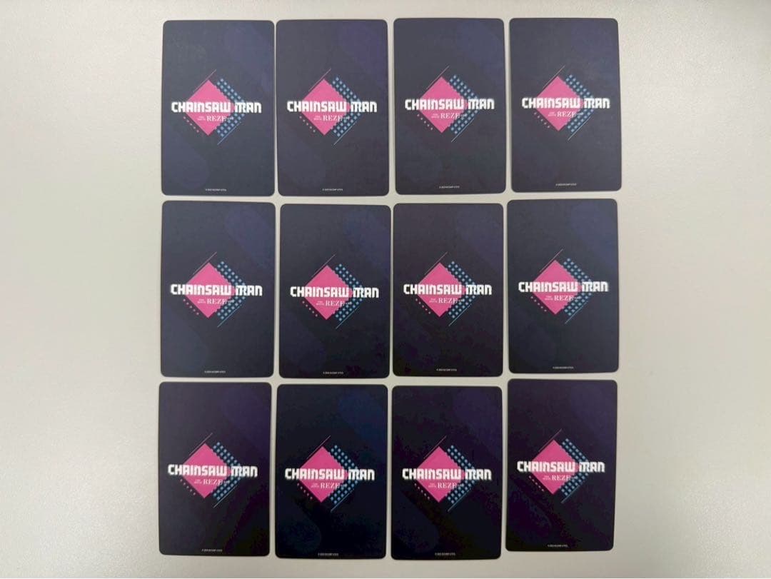 20枚セット　台湾限定　チェンソーマン アクリルカード、ホログラムカード