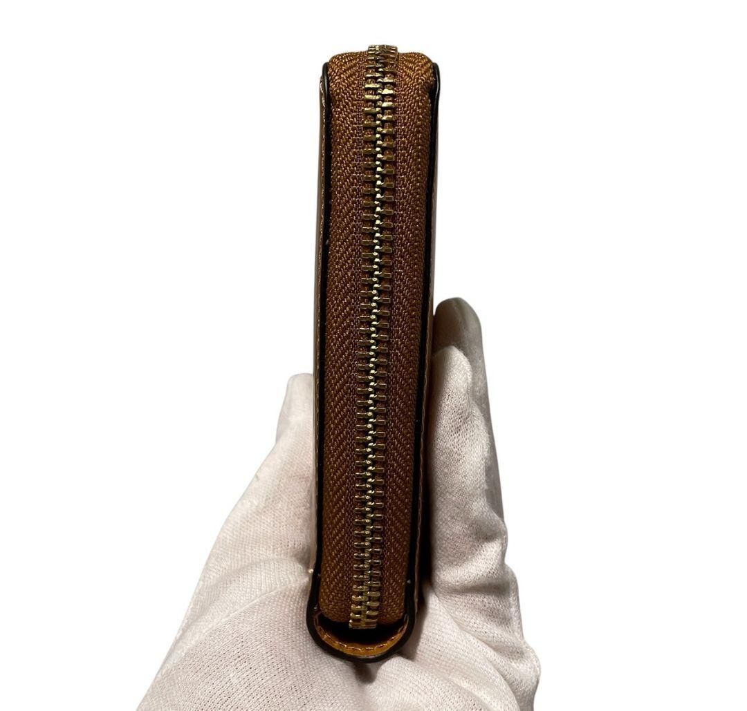 【新品】ROCADO ロカド シェルコードバン 二つ折り財布 馬革 ブラウン