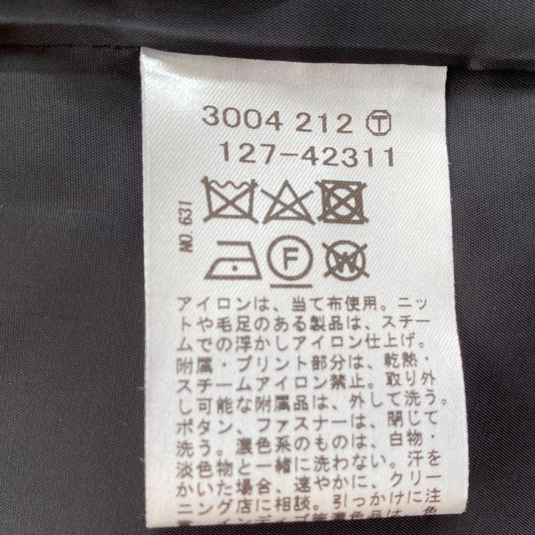 インディヴィ　ノーカラージャケット　セットアップ　グレー　パンツスーツ