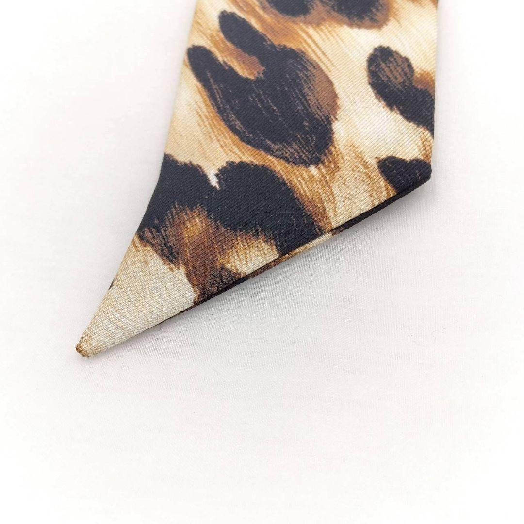 124 【極美品】 FENDI ラッピー　 スカーフ　レオパード