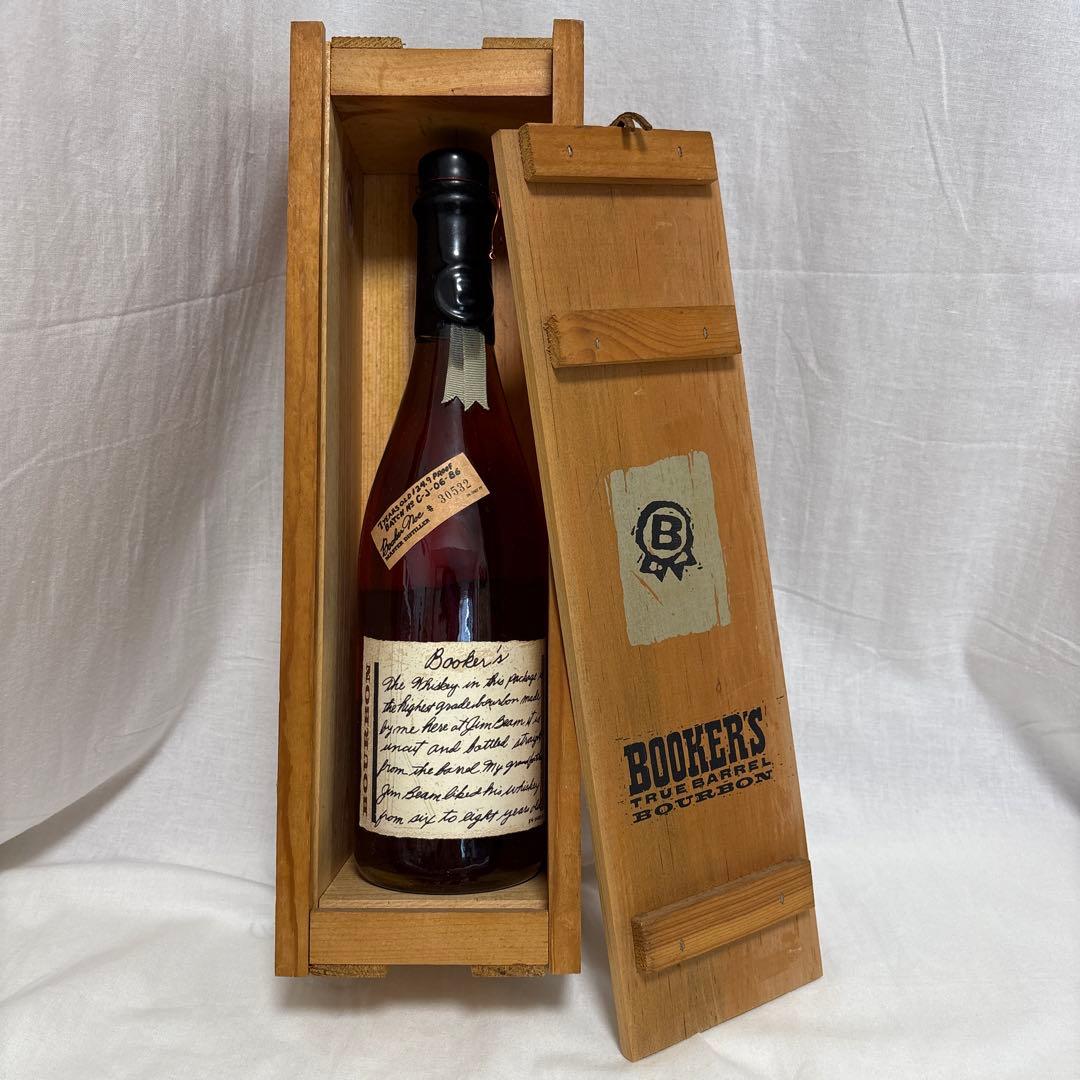 未開封☆BOOKER'S 『ブッカーズ』7年ウィスキー　木箱付き