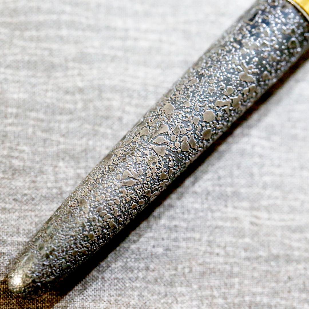 【美品】パイロット 万年筆 シルバーン 燻 いぶし スターリングシルバー