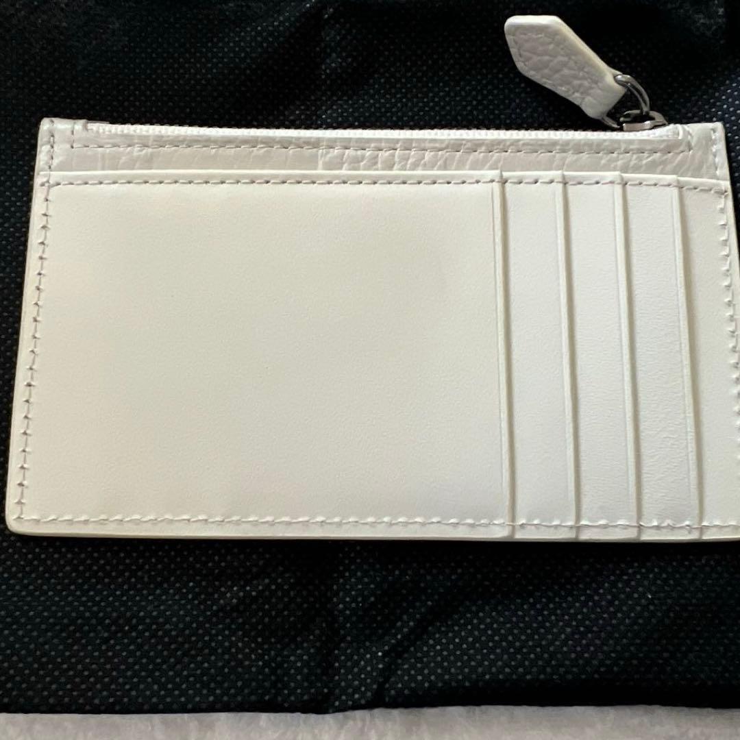 新品未使用品ブラックレーベルクリストブリッジ牛革ホワイトカード小銭入り財布(箱付