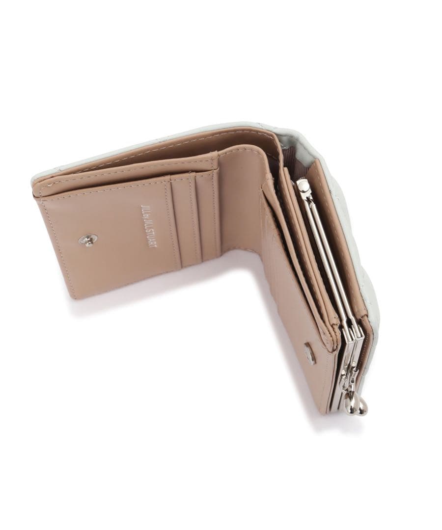 【美品】ジルバイジルスチュアート　RIBBONキルトウォレット　ブラック