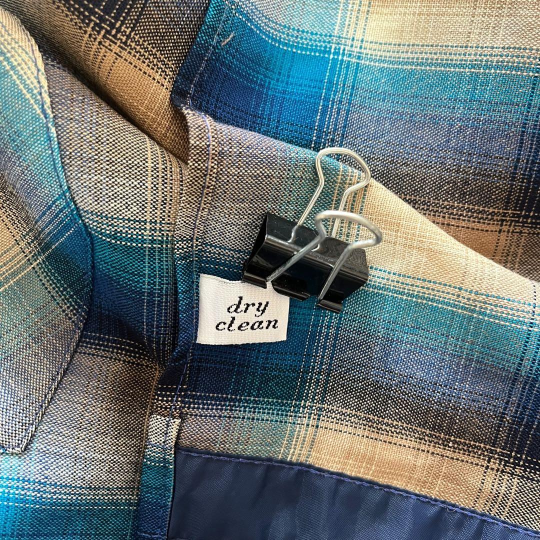 y01626 70s-80sUSA製　サー・ペンドルトン ウールシャツ　チェック