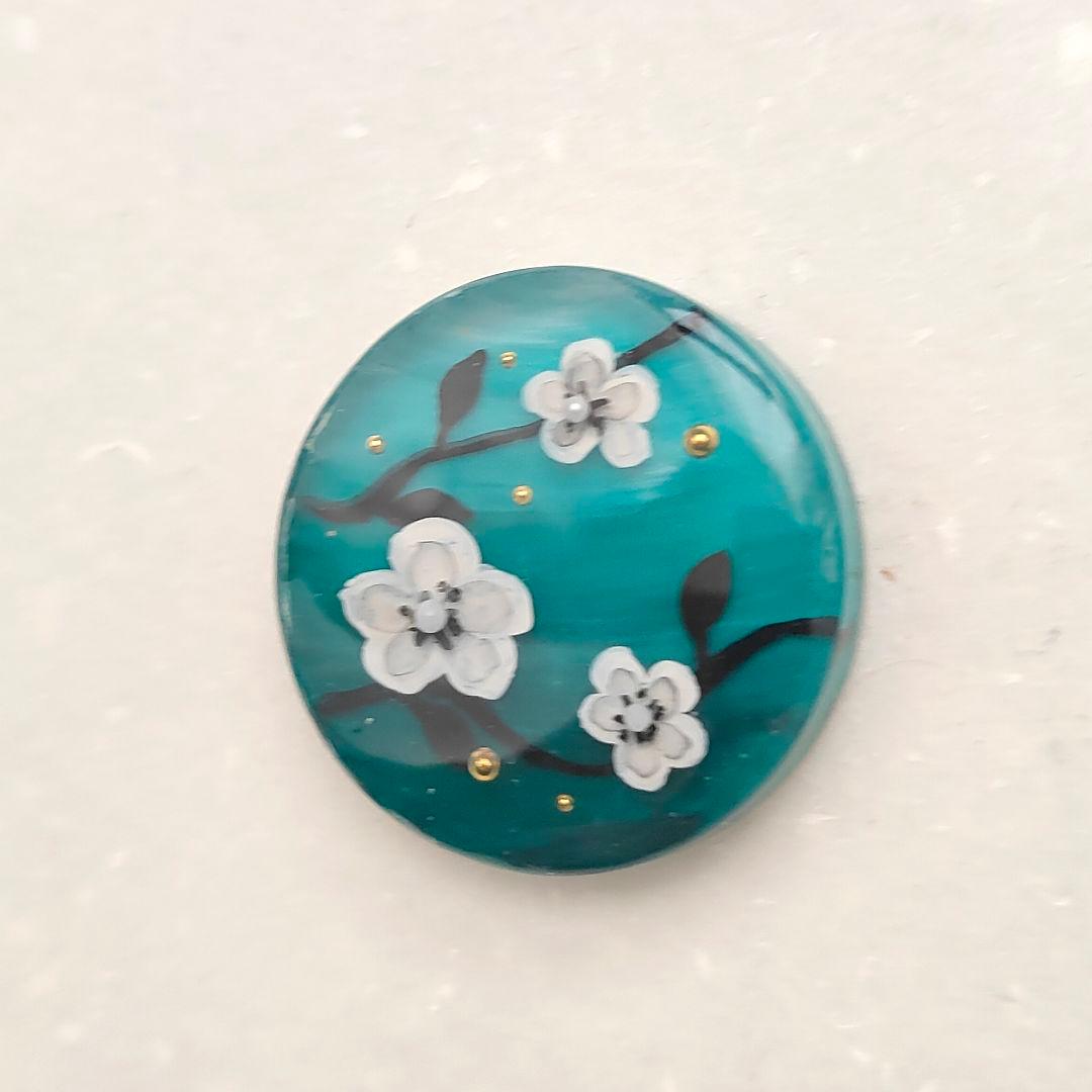 【908】ハンドメイド　レジン　ヘアゴム　ポニーフック