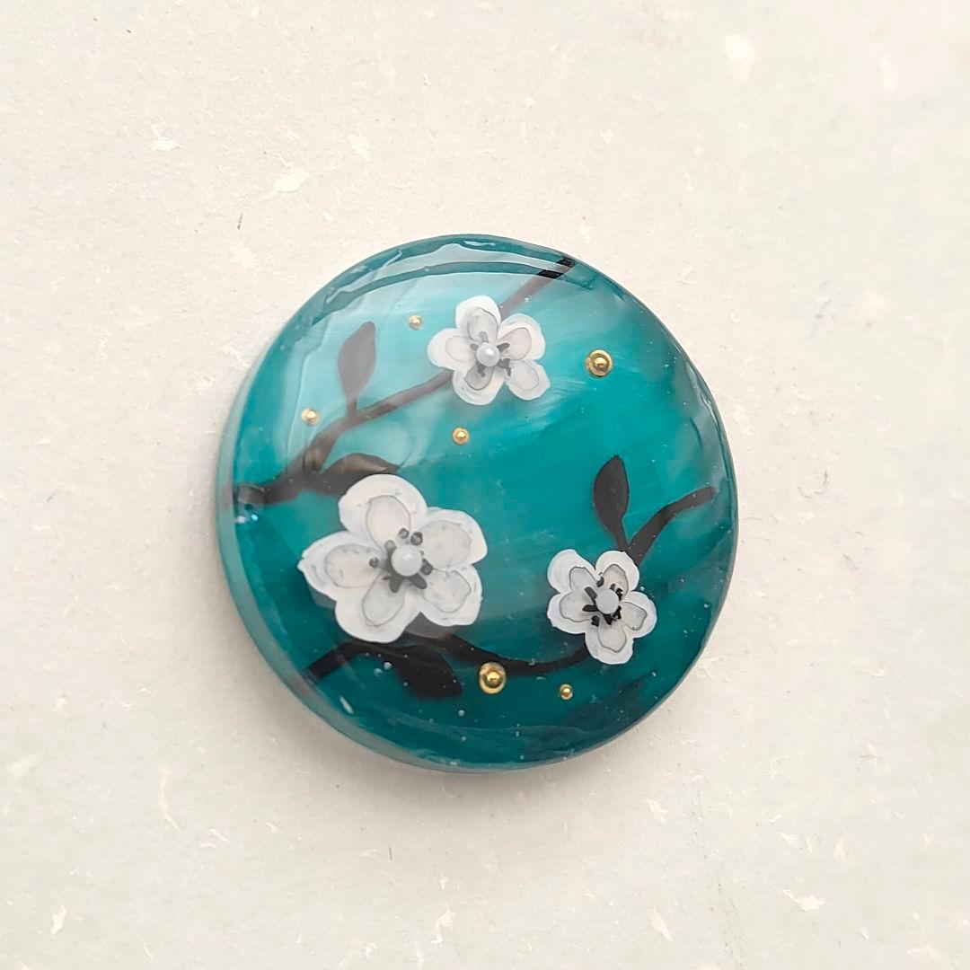 【908】ハンドメイド　レジン　ヘアゴム　ポニーフック