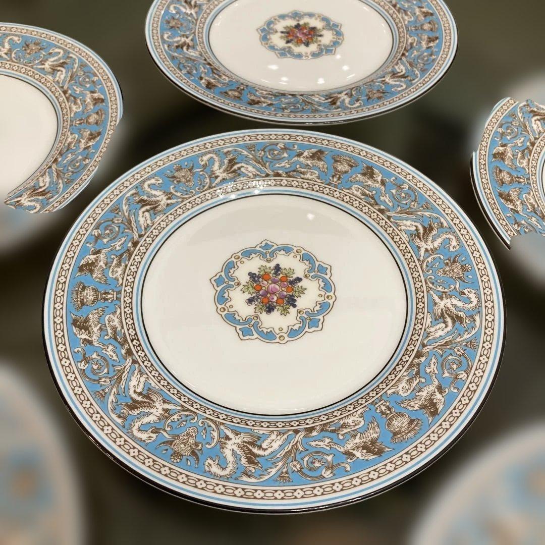 ウェッジウッド　フロレンティーン ターコイズ　プレート　皿　6枚