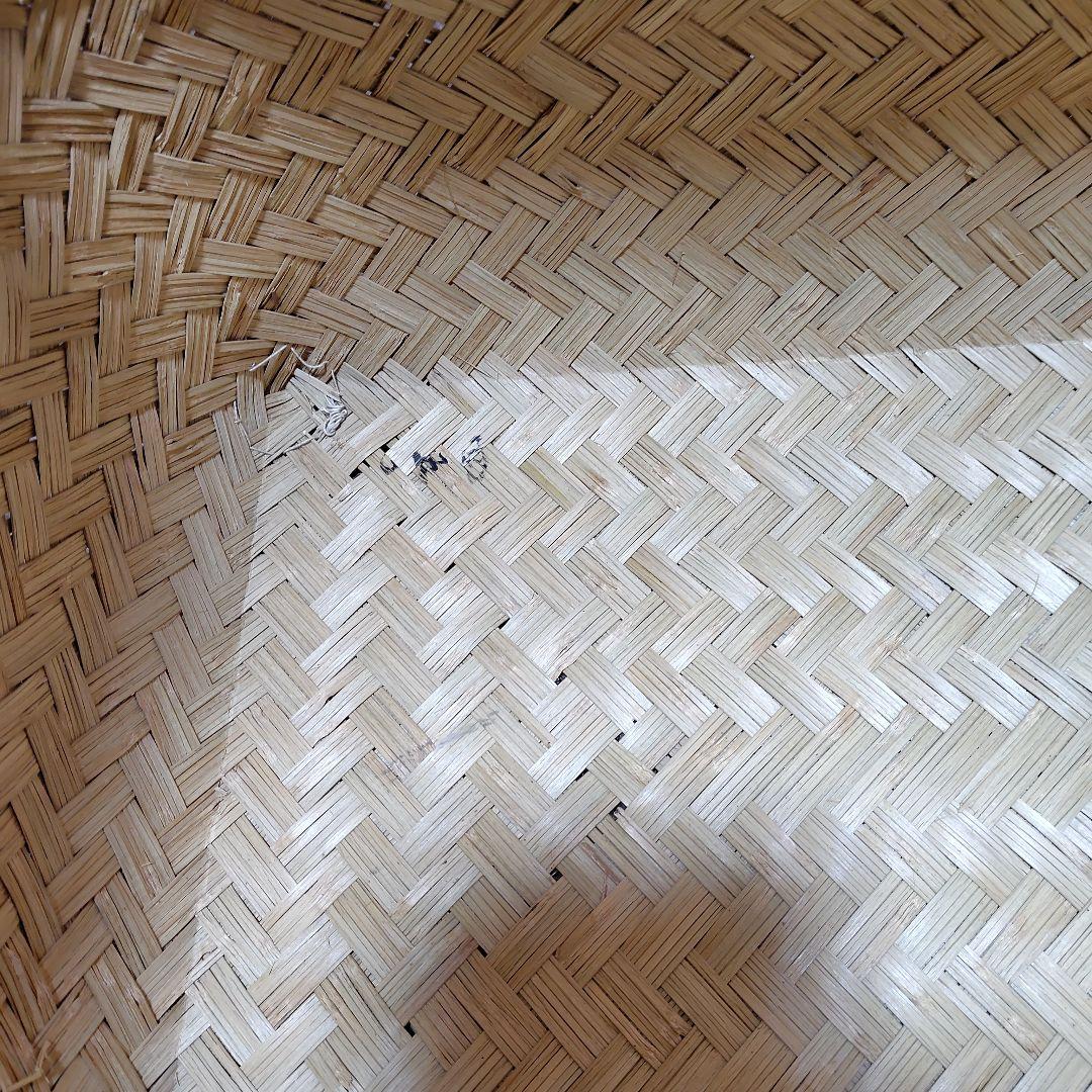 竹行李　古道具　アンティーク　竹籠　収納　カゴ