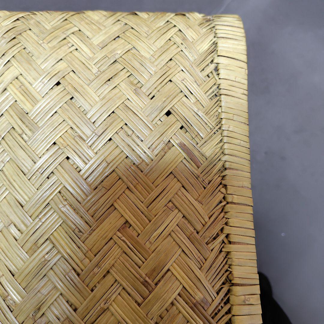 竹行李　古道具　アンティーク　竹籠　収納　カゴ