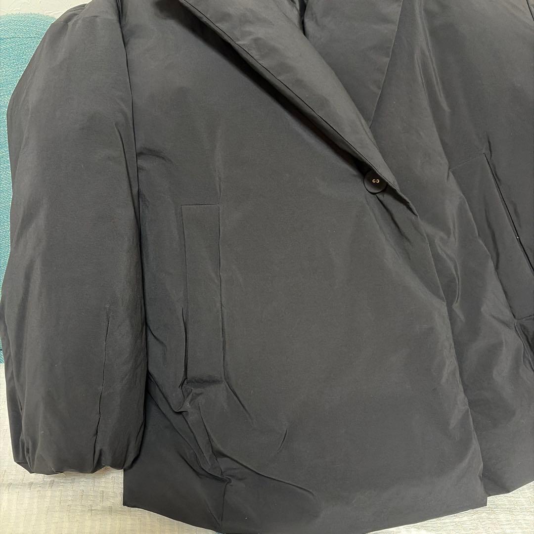 IENA 撥水テイラーコクーンダウン　黒　36