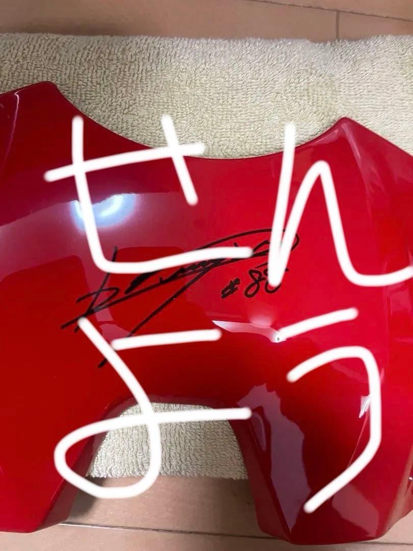 水野涼　直筆サイン入り　パニガーレv4 ドゥカティ　カウル