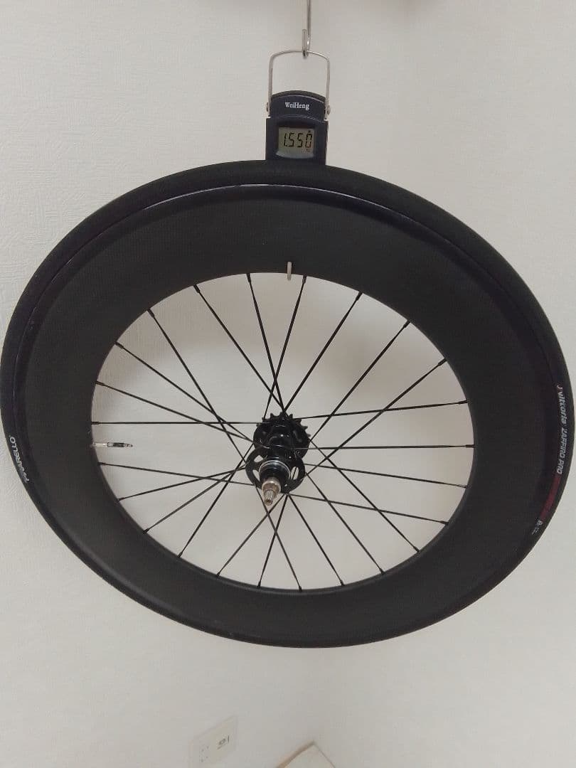 カーボンホイール リア ピスト ディープリム 88mm ノーブランド 700c