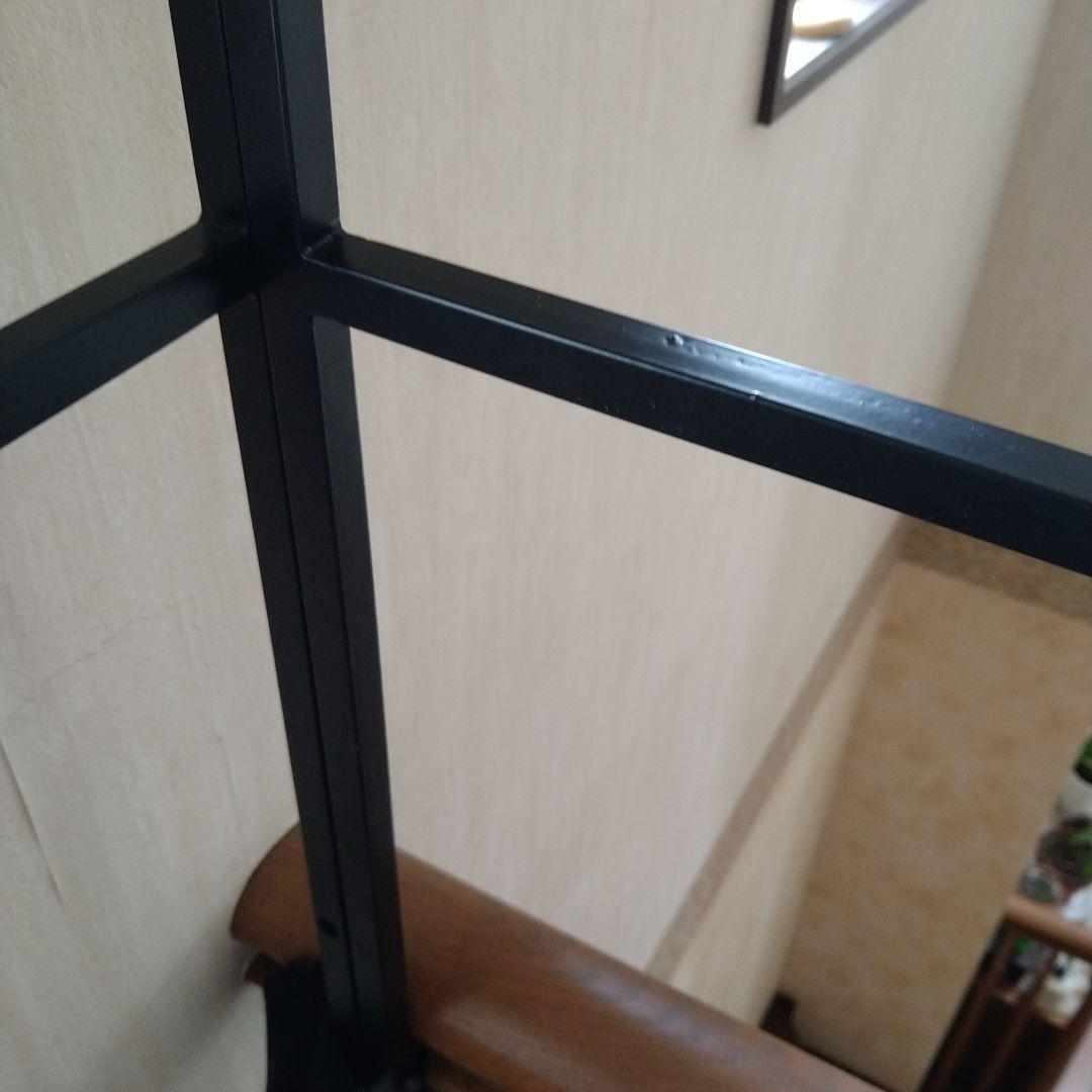 アイアンフレーム　パーテーション　Ｌ字　部屋　間仕切り　部屋干しにも