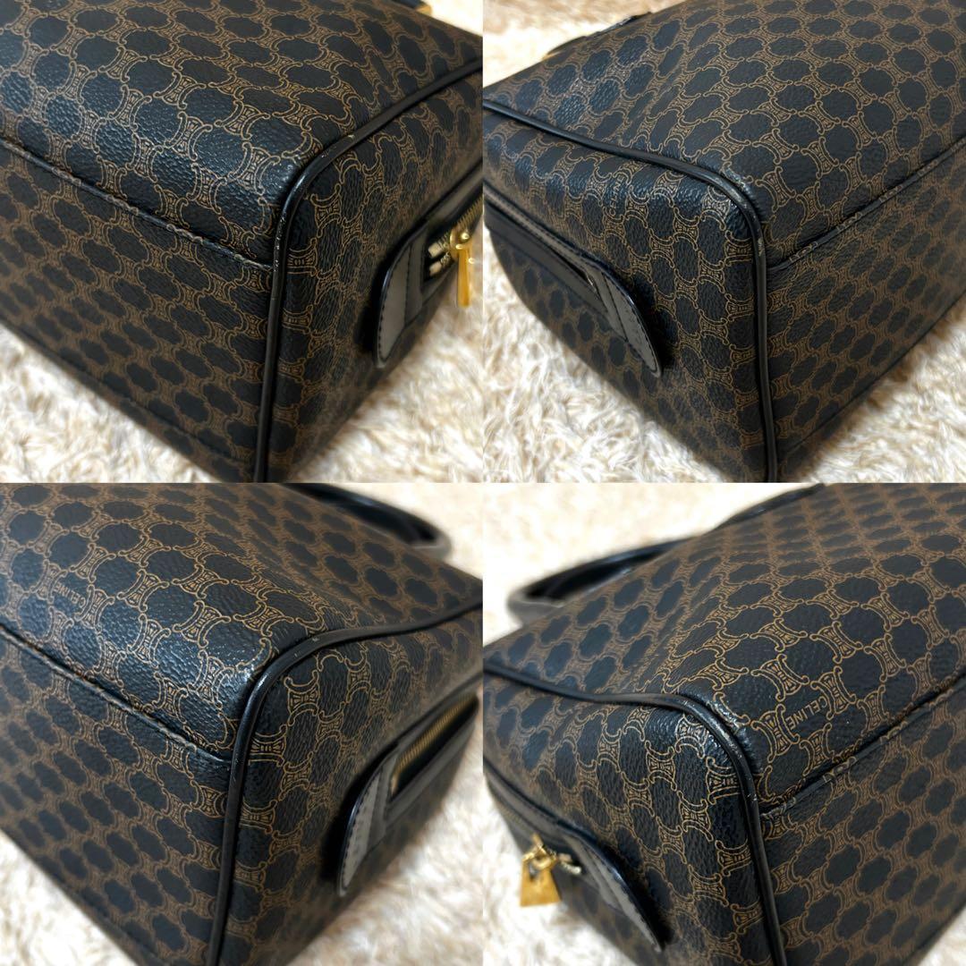 美品✨ セリーヌ マカダム トリオンフ ミニボストンバッグ