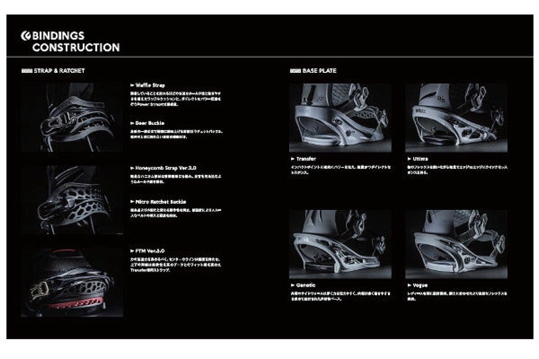 FLUX スノーボード ビンディング D/S ブラック