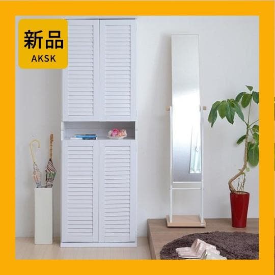 60cm×2台セット 開店記念セール！！ ルーバーシューズボックス 2