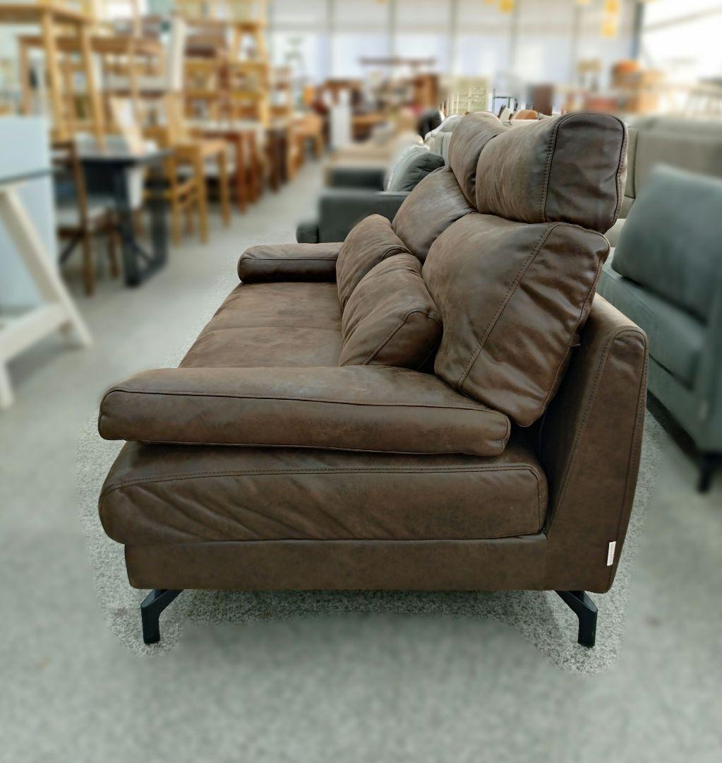 関家具 RELAXFORM グラシエーロ ２人掛けソファ 廃盤色 カカオ