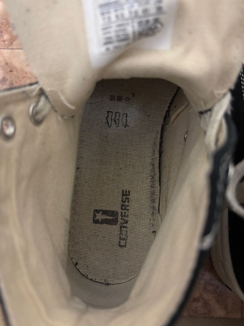 DRKSTAR Rick Owens × Converse スニーカー 26.0