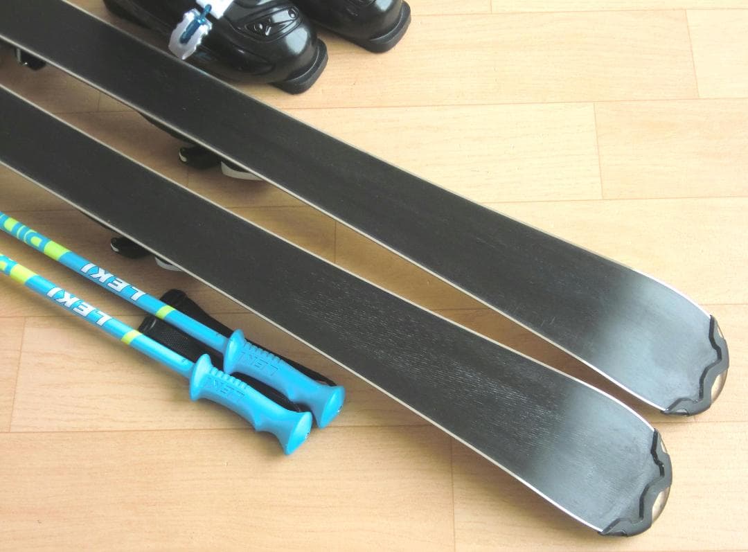 ■■送料無料■HEAD■子供用スキーフルセット■板117靴22■WAX済■■