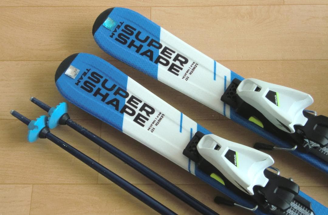 ■■送料無料■HEAD■子供用スキーフルセット■板117靴22■WAX済■■