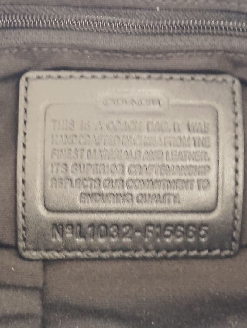 COACH　コーチ　ハンプトンズ　シグネチャー　トートバッグ　ハンドバッグ