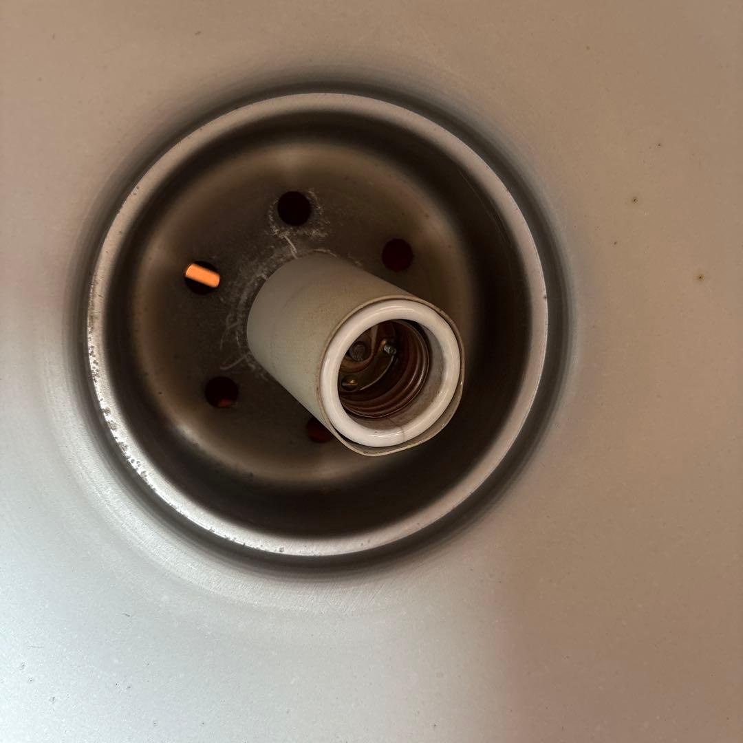 ビンテージ　昭和　照明器具　ペンダント　赤