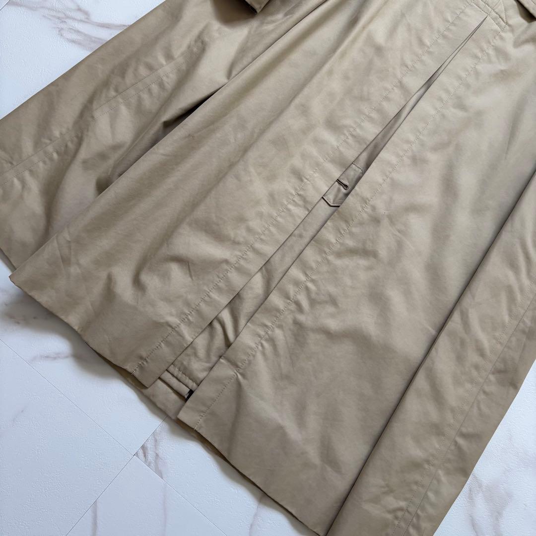 90s◆美品 BURBERRY ベルト付 トレンチコート カーキ ロング L