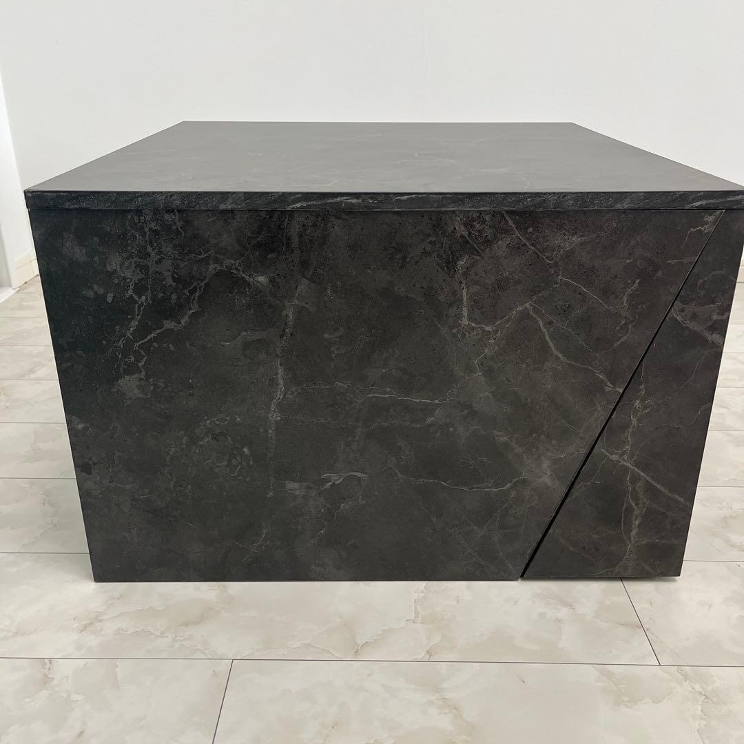 超メルカリ市最終日限定値下げ✨️LOWYA マーブル調センターテーブル