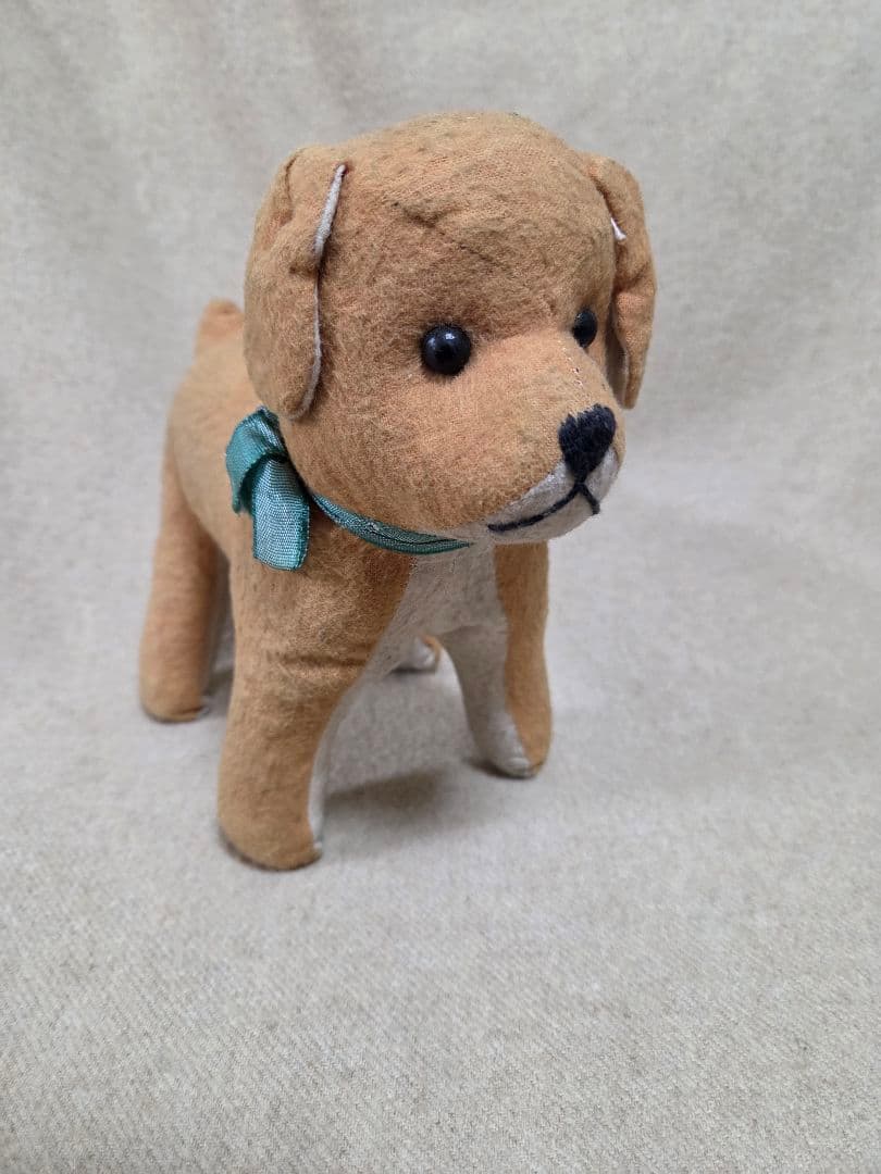 フランスアンティーク　犬ぬいぐるみ
