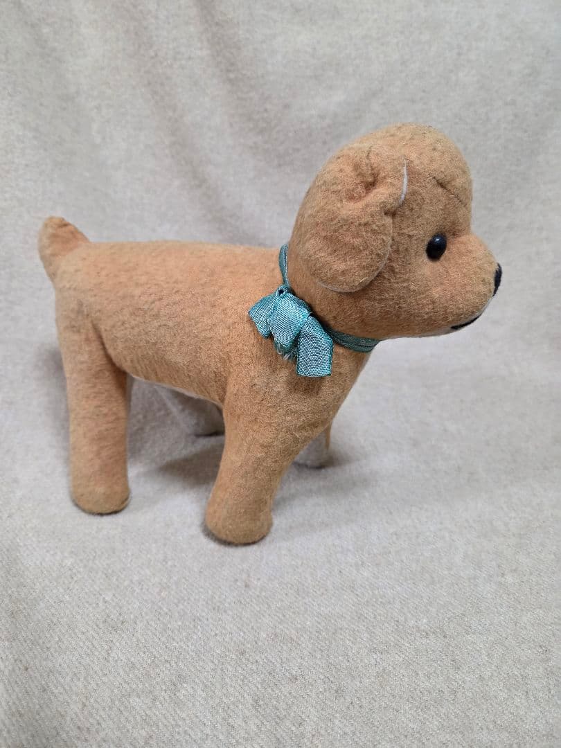 フランスアンティーク　犬ぬいぐるみ