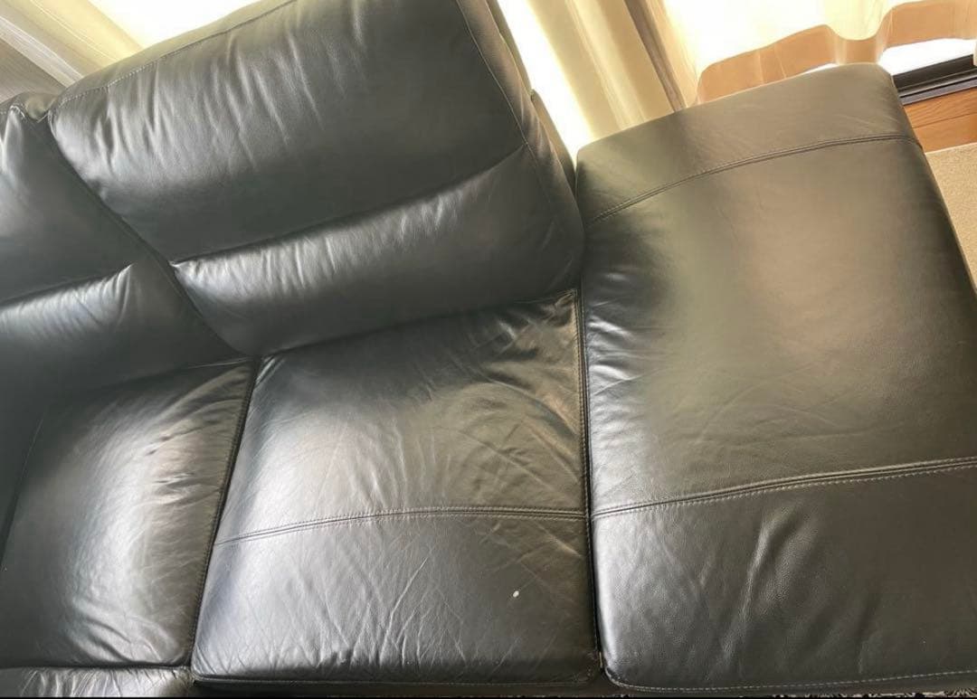 黒レザーコーナーソファー , 最終値下げ