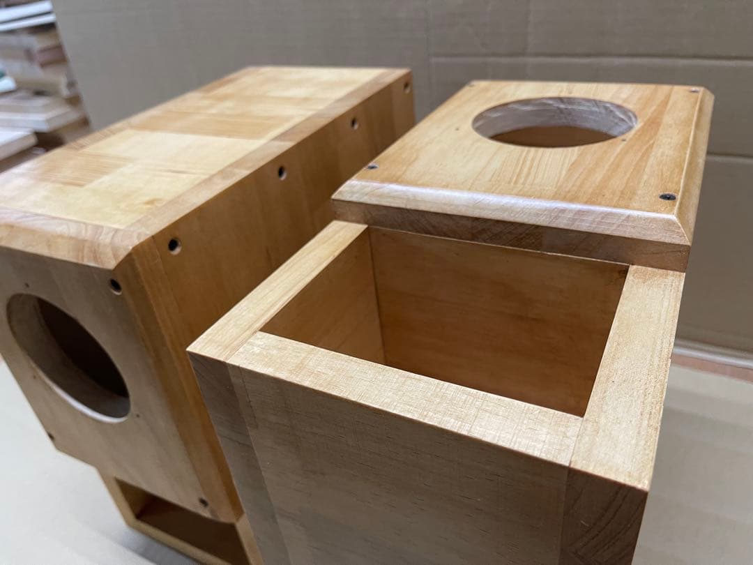 バックロードホーン9.2cmユニット搭載自作スピーカー