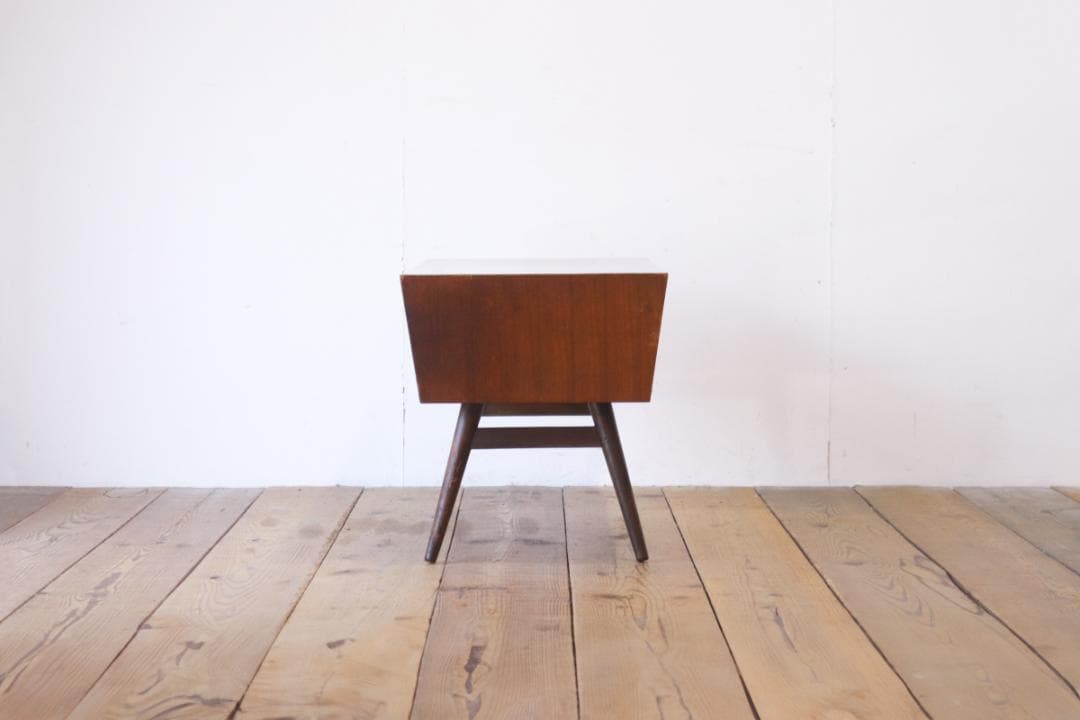 レトロ センターテーブル ローテーブル 木製 メラミン天板 デコラトップ