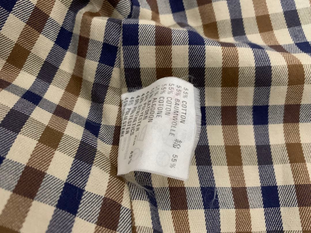 アクアスキュータム　トレンチコート　ライナー付き　XL〜2XL相当