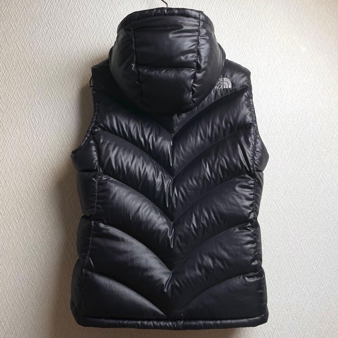 ノースフェイス ダウンベスト ブラック 黒 レディース