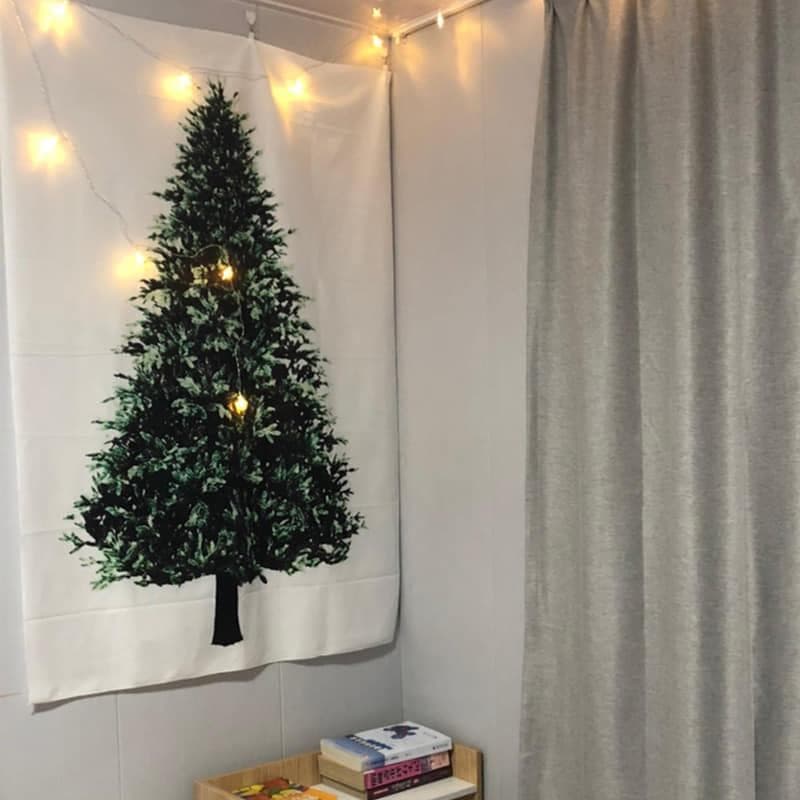 クリスマス タペストリー ツリー もみの木 壁飾り イベント 壁飾り インテリア
