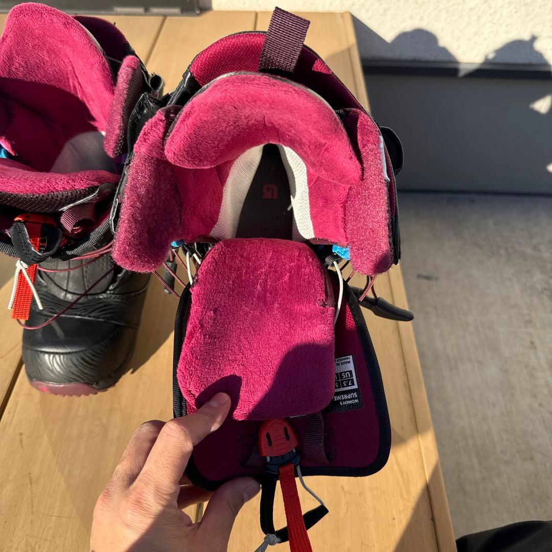 【美品✨袋付き】　《女性　24.5㎝》　Burton ブーツ