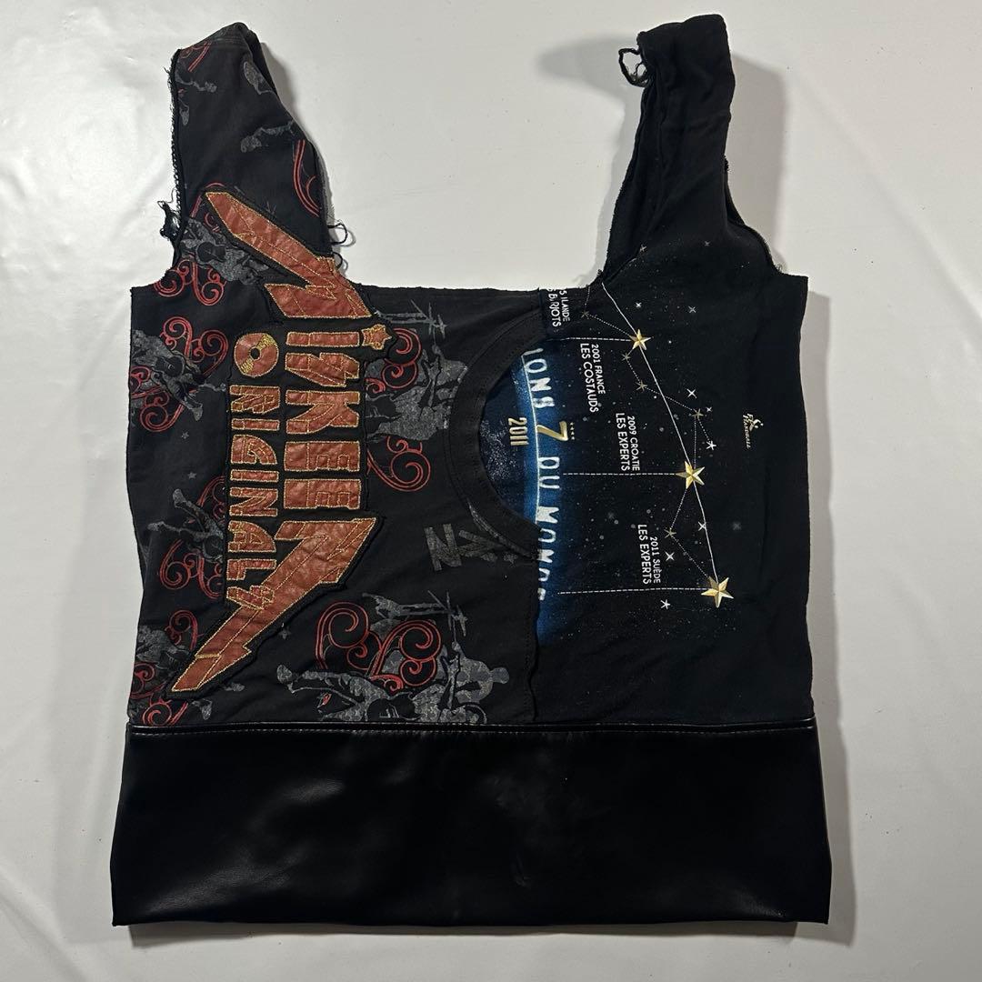 COMME des GARCONS BLACK remake bag 切り替え