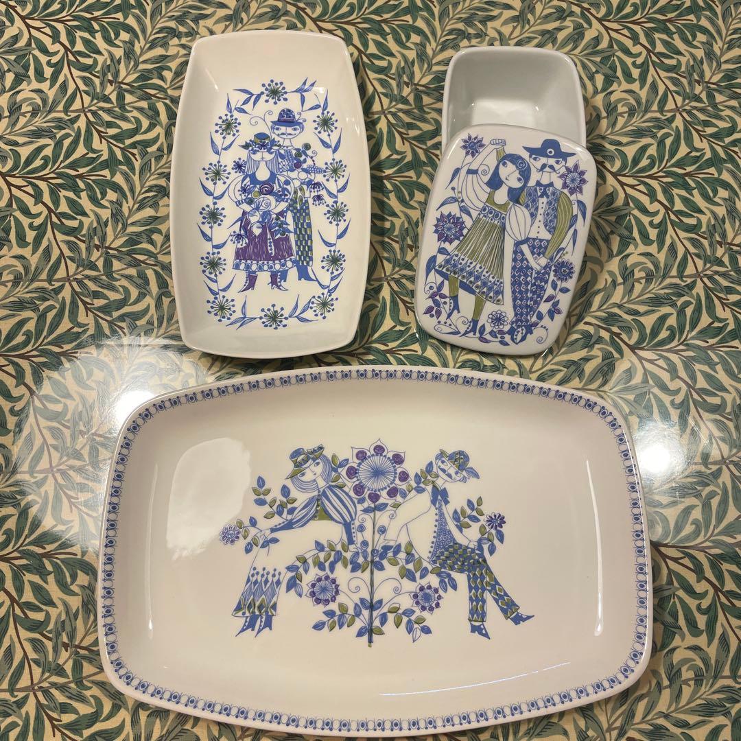 【3点セット】FIGGJO Lotte フィッギオ ロッテ　角プレート　北欧